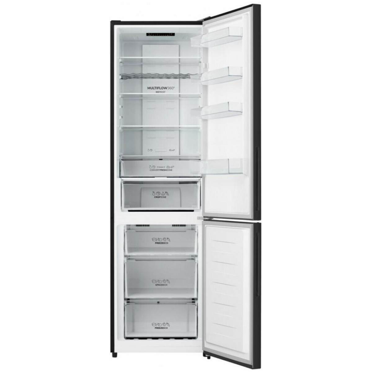Ψυγειοκαταψύκτης Gorenje NRK620EABG4 336lt, Total No Frost 201x59.5x59, Black ΕΩΣ 12 ΔΟΣΕΙΣ - Image 2