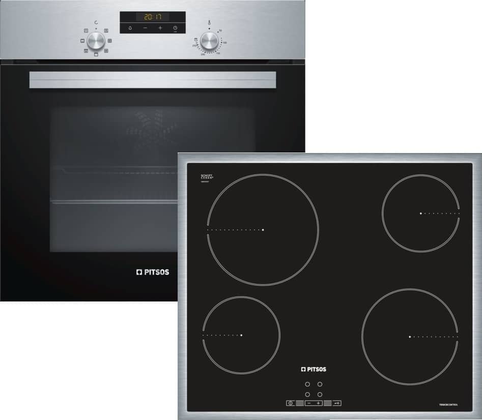 PA10FF00-A-337.jpeg PITSOS PA10FF00 ( PH10M40X0 + CRE645S06 ) Κουζίνα Εντοιχιζόμενη με Εστίες Κεραμικές ΕΩΣ 12 ΔΟΣΕΙΣ - Image 1