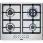 BOSCH PGH6B5B90 Εστίες Υγραερίου Άνω Πάγκου Inox ΕΩΣ 12 ΔΟΣΕΙΣ