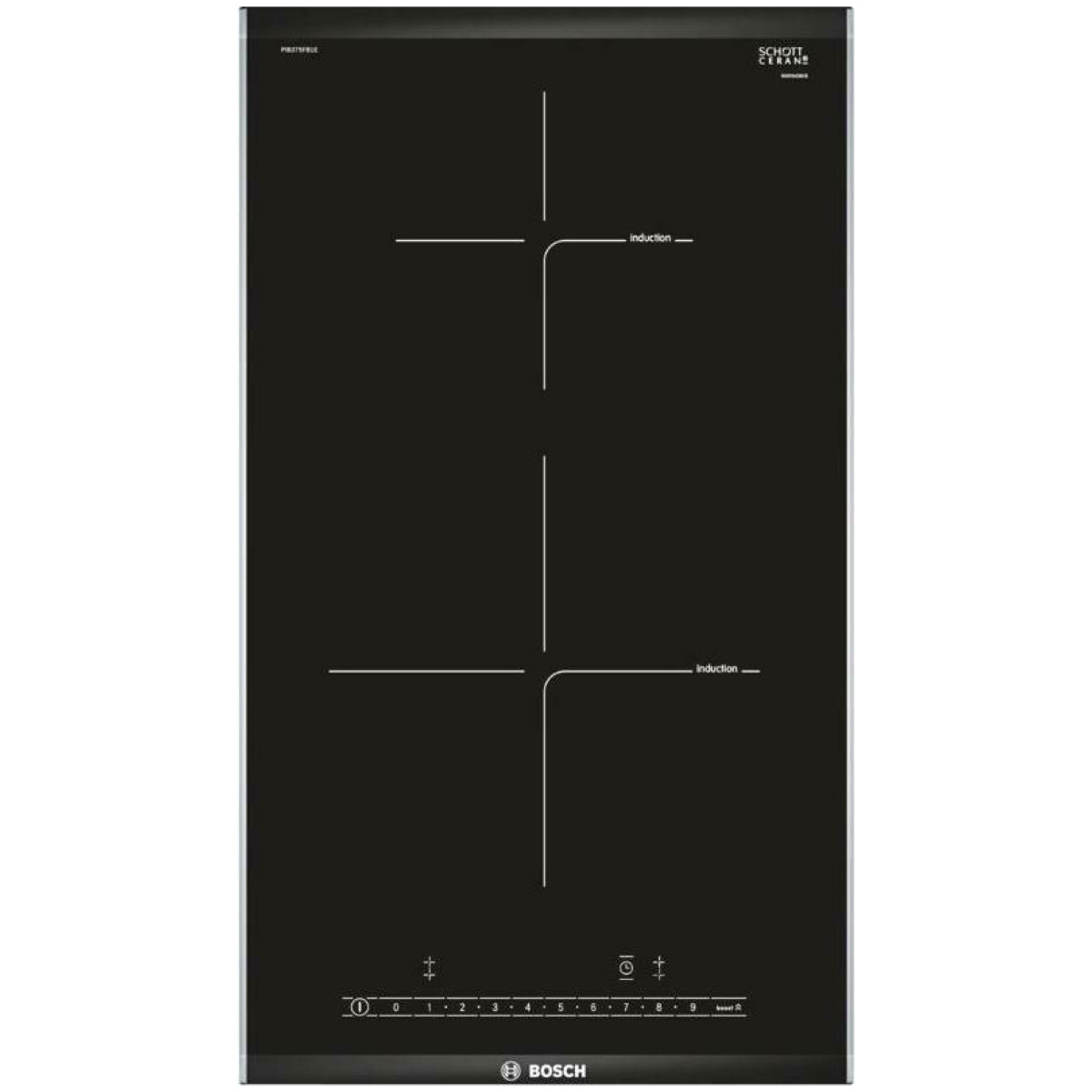 ΒΟSCH PIB375FB1E Επαγωγική Εστία Αυτόνομη Domino 30.6x52.7cm ΕΩΣ 12 ΔΟΣΕΙΣ - Image 1