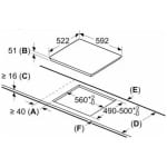 Bosch PIF612BB1E Επαγωγική Εστία Αυτόνομη με Λειτουργία Κλειδώματος 59.2x52.2εκ. (ΕΩΣ 12 ΔΟΣΕΙΣ) - Image 2
