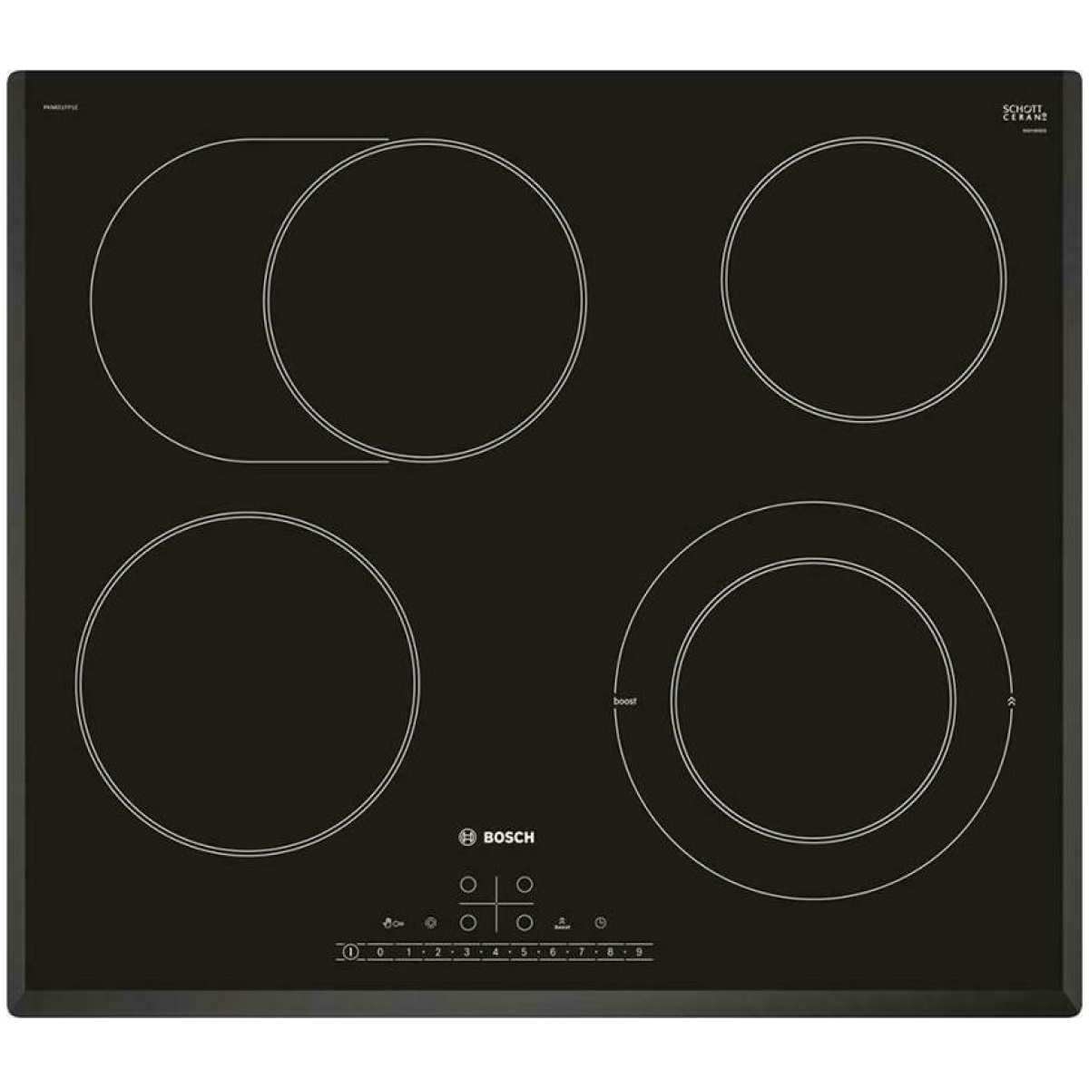 BOSCH PKN651FP1E Εστία Κεραμική Άνω Πάγκου 59.2cm ΕΩΣ 12 ΔΟΣΕΙΣ - Image 1