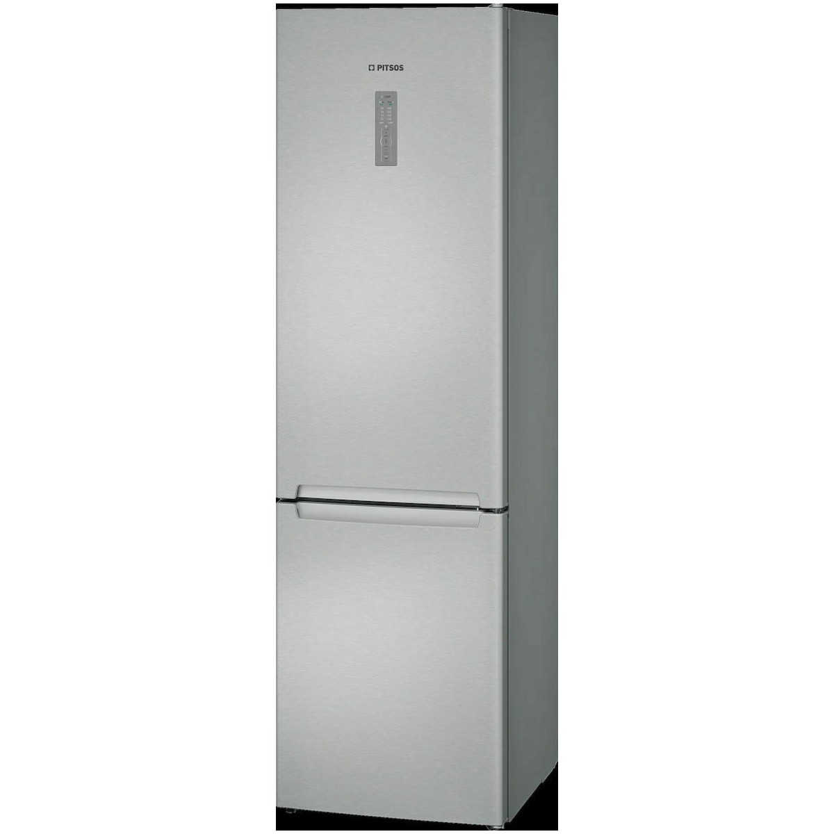 PITSOS PKNB39XIE2 Ψυγειοκαταψύκτης 368lt NoFrost Inox E ΕΩΣ 12 ΔΟΣΕΙΣ - Image 1