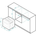 Pyramis PO782008SBL Φούρνος Άνω Πάγκου 78lt Black ΕΩΣ 12 ΔΟΣΕΙΣ - Image 2