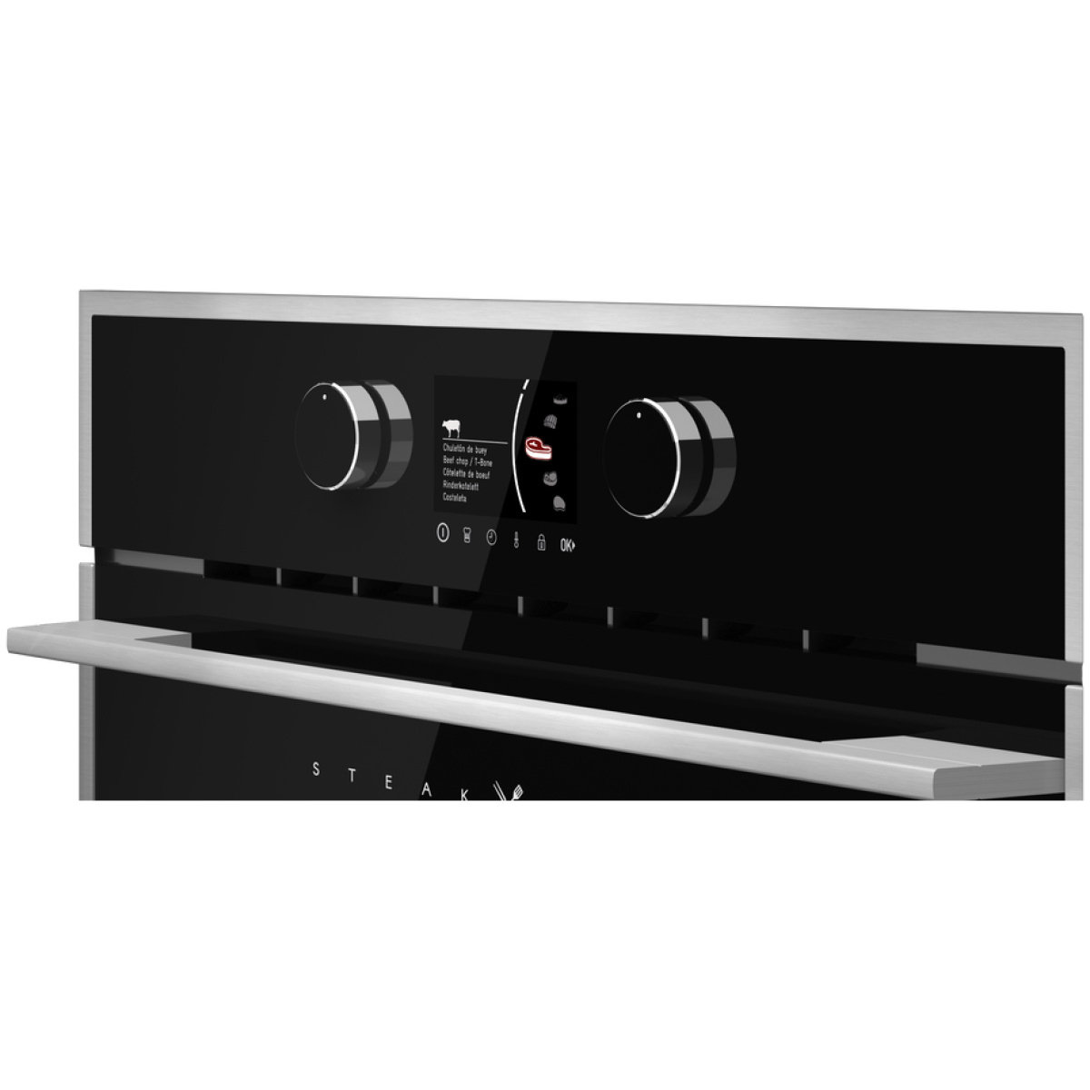 TEKA STEAKMASTER Φούρνος Εντοιχιζόμενος Άνω Πάγκου 63lt Με Υδρόλυση και Πυρόλυση ΕΩΣ 12 ΔΟΣΕΙΣ - Image 2