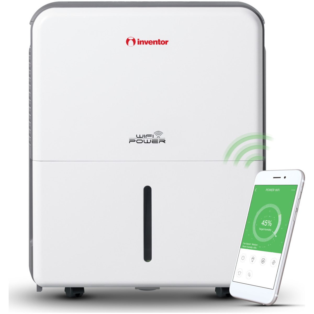 INVENTOR PWR-Wifi-30L Αφυγραντήρας 30Lt/24h ΕΩΣ 12 ΔΟΣΕΙΣ - Image 1