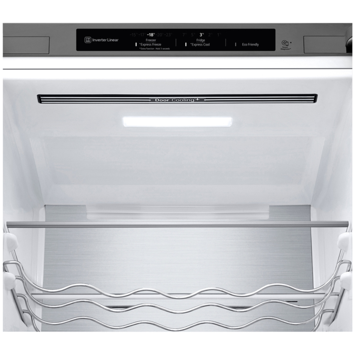 LG Ψυγειοκαταψύκτης 387lt Total NoFrost Υ203xΠ59.5xΒ67.5εκ. Inox GBV7280CMB ΕΩΣ 12 ΔΟΣΕΙΣ - Image 6