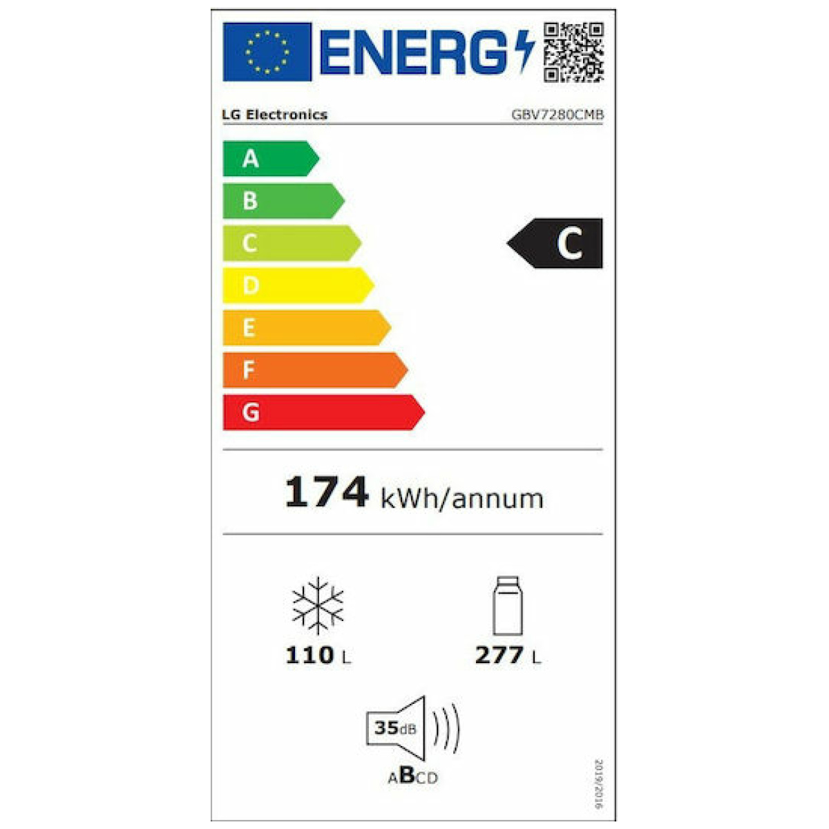 LG Ψυγειοκαταψύκτης 387lt Total NoFrost Υ203xΠ59.5xΒ67.5εκ. Inox GBV7280CMB ΕΩΣ 12 ΔΟΣΕΙΣ - Image 2