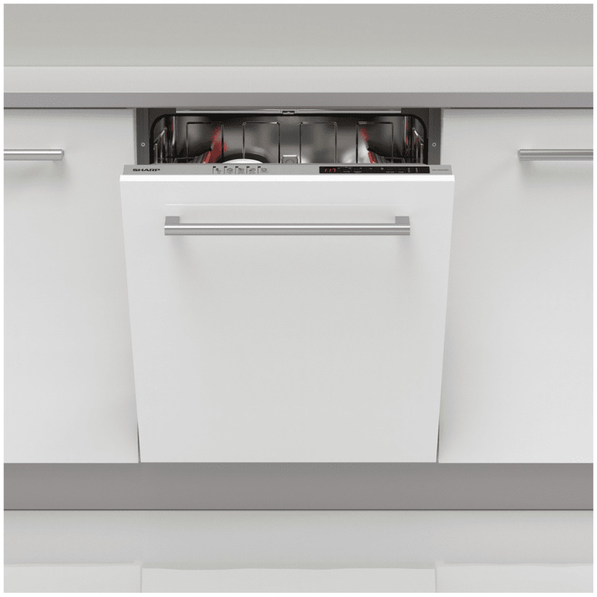 Sharp QW-NI14I47EX Πλήρως Εντοιχιζόμενο Πλυντήριο Πιάτων για 13 Σερβίτσια Π59.8xY82εκ. Λευκό (ΕΩΣ 12 ΔΟΣΕΙΣ) - Image 1