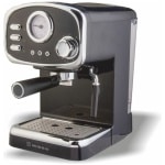 MORRIS R20822EMK Μηχανή Espresso Retro Black 1100W Πίεσης 20bar ΕΩΣ 12 ΔΟΣΕΙΣ