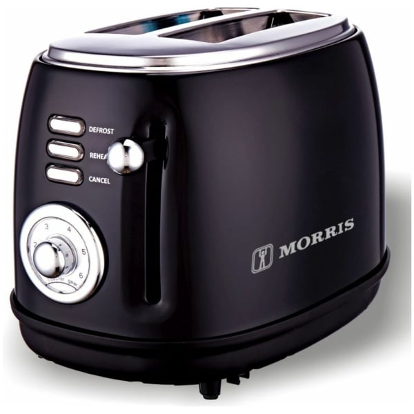MORRIS R20832TSK Φρυγανιέρα 2 Θέσεων 850W Μαύρη ΕΩΣ 12 ΔΟΣΕΙΣ