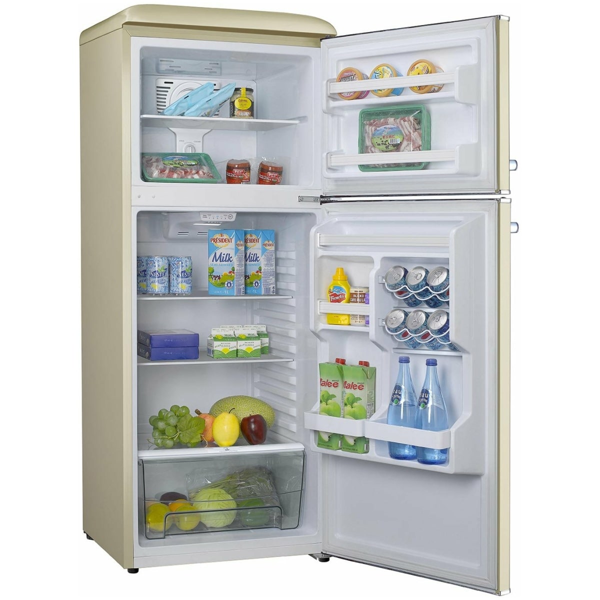 ROBIN RB-280 Ψυγείο Δίπορτο 280lt Full NoFrost Retro Cream A ΕΩΣ 12 ΔΟΣΕΙΣ - Image 2