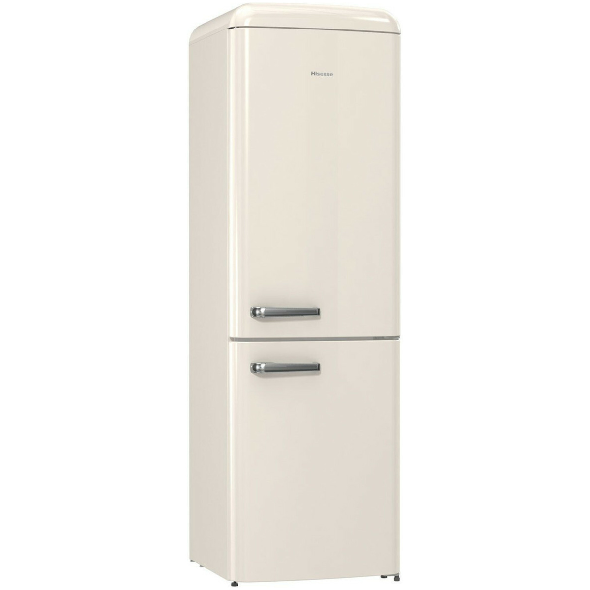 Hisense RB390N4RYD Retro Ψυγειοκαταψύκτης 300lt Total NoFrost Υ194xΠ60xΒ66.1εκ. Μπεζ ΕΩΣ 12 ΔΟΣΕΙΣ - Image 1