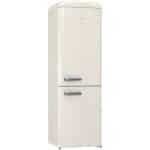 Hisense RB390N4RYD Retro Ψυγειοκαταψύκτης 300lt Total NoFrost Υ194xΠ60xΒ66.1εκ. Μπεζ ΕΩΣ 12 ΔΟΣΕΙΣ
