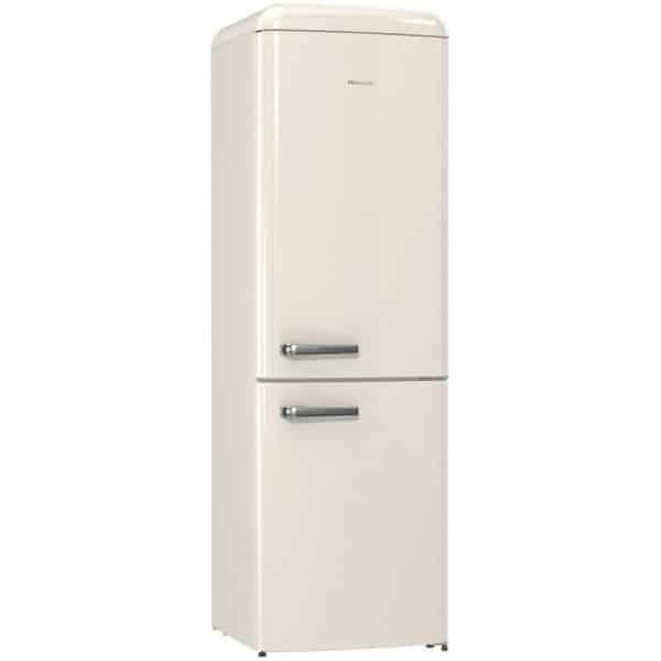 Hisense RB390N4RYD Retro Ψυγειοκαταψύκτης 300lt Total NoFrost Υ194xΠ60xΒ66.1εκ. Μπεζ ΕΩΣ 12 ΔΟΣΕΙΣ