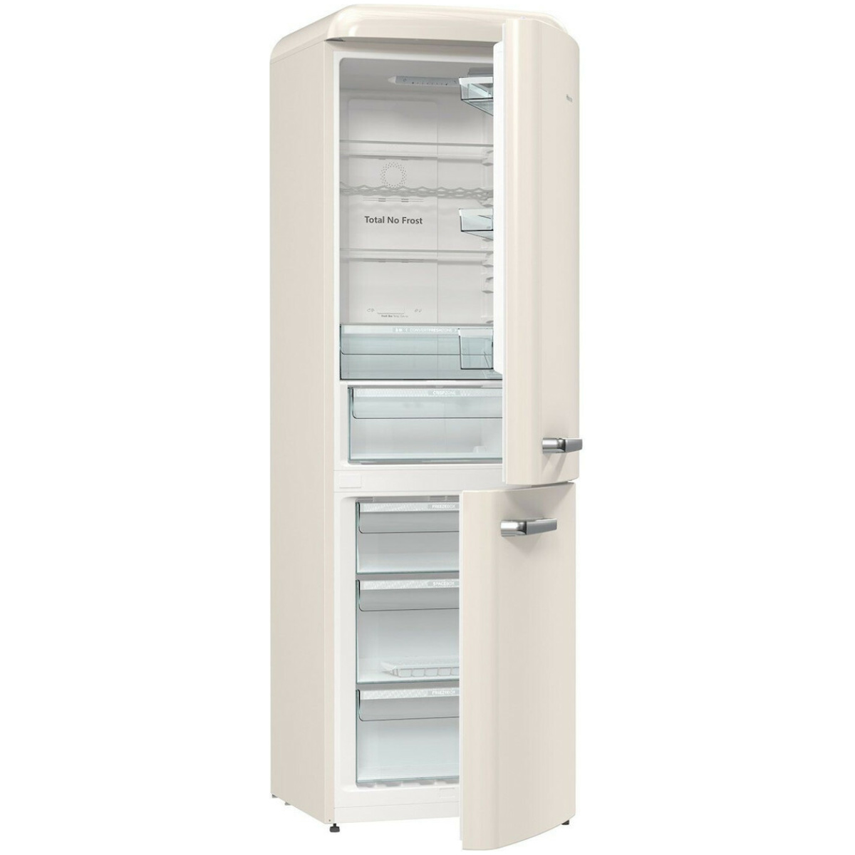 Hisense RB390N4RYD Retro Ψυγειοκαταψύκτης 300lt Total NoFrost Υ194xΠ60xΒ66.1εκ. Μπεζ ΕΩΣ 12 ΔΟΣΕΙΣ - Image 4