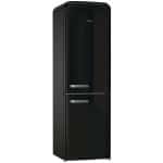 Hisense RB390N4RBD Retro Ψυγειοκαταψύκτης 300lt Total NoFrost Υ194xΠ60xΒ66.1εκ. Μαύρος ΕΩΣ 12 ΔΟΣΕΙΣ