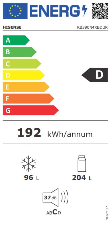 RB390N4RbD11-efa.jpeg Hisense RB390N4RBD Retro Ψυγειοκαταψύκτης 300lt Total NoFrost Υ194xΠ60xΒ66.1εκ. Μαύρος ΕΩΣ 12 ΔΟΣΕΙΣ - Image 11
