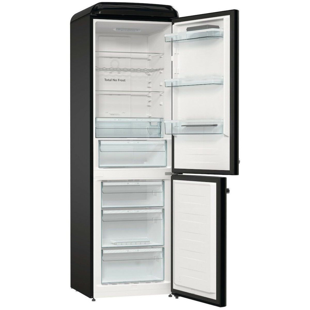 Hisense RB390N4RBD Retro Ψυγειοκαταψύκτης 300lt Total NoFrost Υ194xΠ60xΒ66.1εκ. Μαύρος ΕΩΣ 12 ΔΟΣΕΙΣ - Image 5