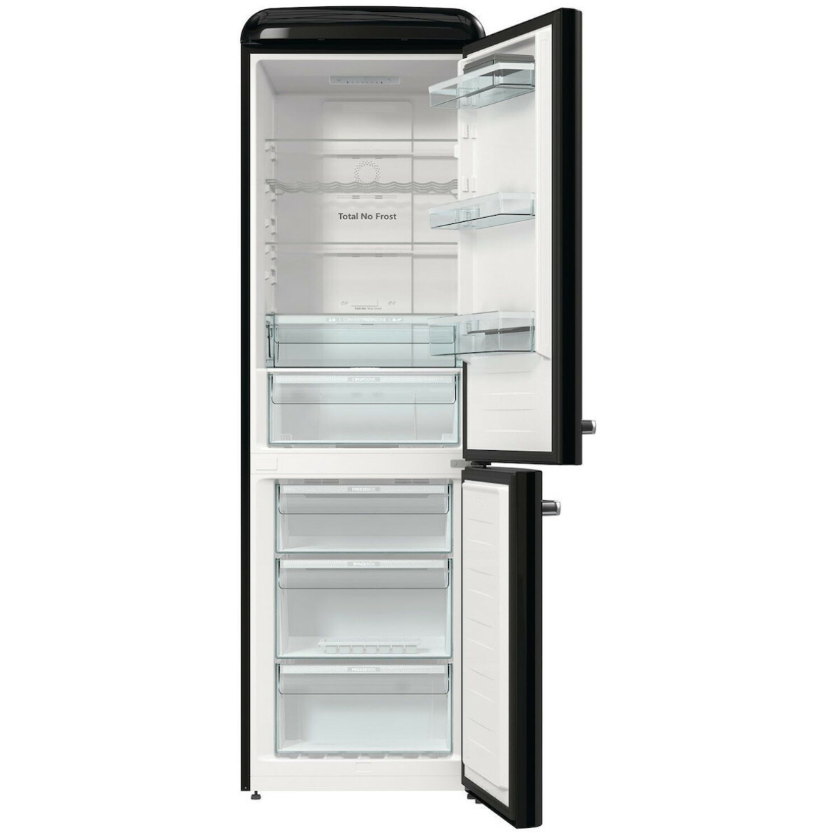 Hisense RB390N4RBD Retro Ψυγειοκαταψύκτης 300lt Total NoFrost Υ194xΠ60xΒ66.1εκ. Μαύρος ΕΩΣ 12 ΔΟΣΕΙΣ - Image 9
