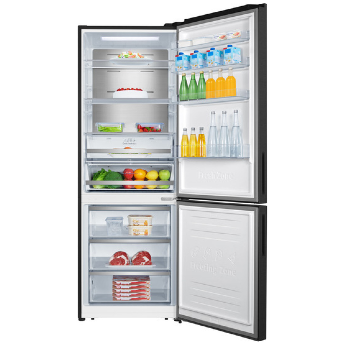 HiSENSE RB645N4BFE Ψυγειοκαταψύκτης 495lt Total NoFrost E ΕΩΣ 12 ΔΟΣΕΙΣ - Image 3