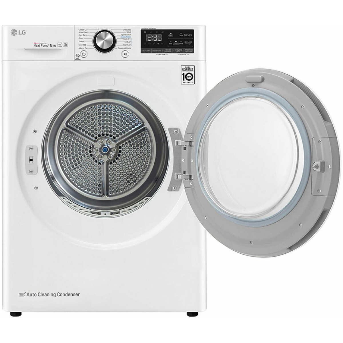 LG RC80V9AV3W Στεγνωτήριο Ρούχων 8kg A+++ με Αντλία Θερμότητας ΕΩΣ 12 ΔΟΣΕΙΣ - Image 3