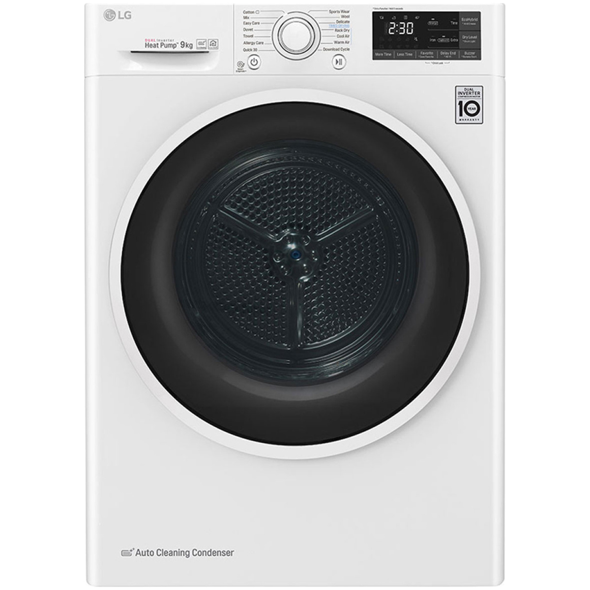 LG RC90U2AV4Q Στεγνωτήριο Ρούχων με Αντλία Θερμότητας 9kg A+++ ΕΩΣ 12 ΔΟΣΕΙΣ - Image 1