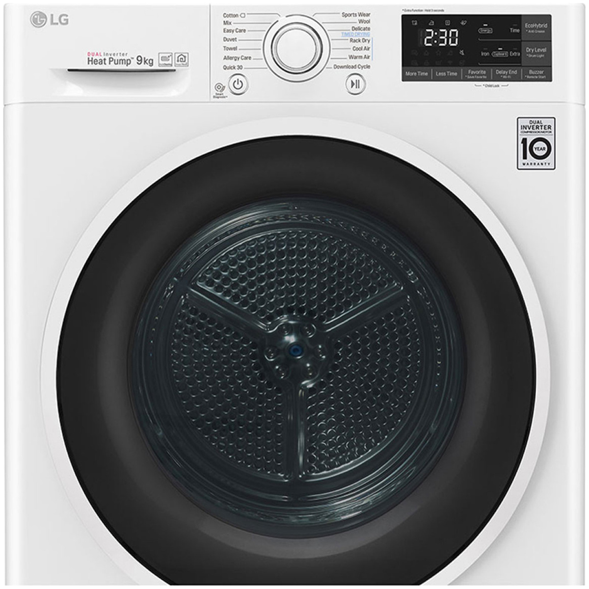 LG RC90U2AV4Q Στεγνωτήριο Ρούχων με Αντλία Θερμότητας 9kg A+++ ΕΩΣ 12 ΔΟΣΕΙΣ - Image 5