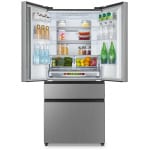 Hisense RF540N4SBI2 Ψυγείο Ντουλάπα 480lt Total NoFrost Υ181.7xΠ79.4xΒ70.6cm Inox ΕΩΣ 12 ΔΟΣΕΙΣ - Image 3