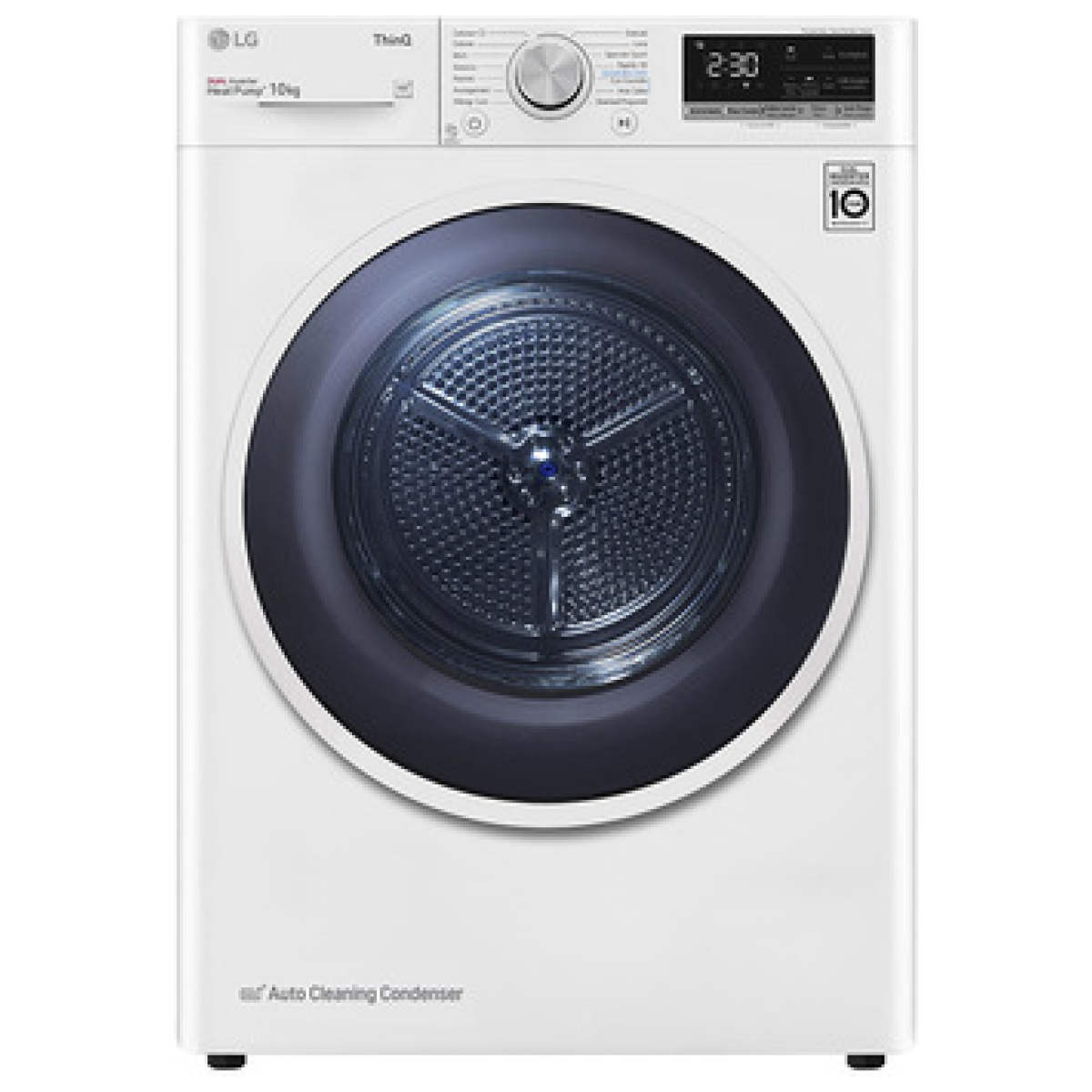 LG στεγνωτήριο RH10V9AV4W A +++ 10 kg ΕΩΣ 12 ΔΟΣΕΙΣ - Image 1