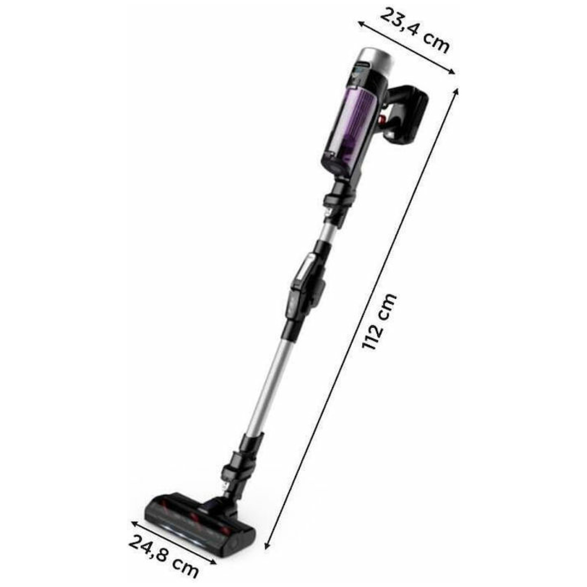 Rowenta X-force Flex 9.60 RH2037 Επαναφορτιζόμενη Σκούπα Stick & Χειρός 18V Μωβ (ΕΩΣ 12 ΔΟΣΕΙΣ) - Image 3