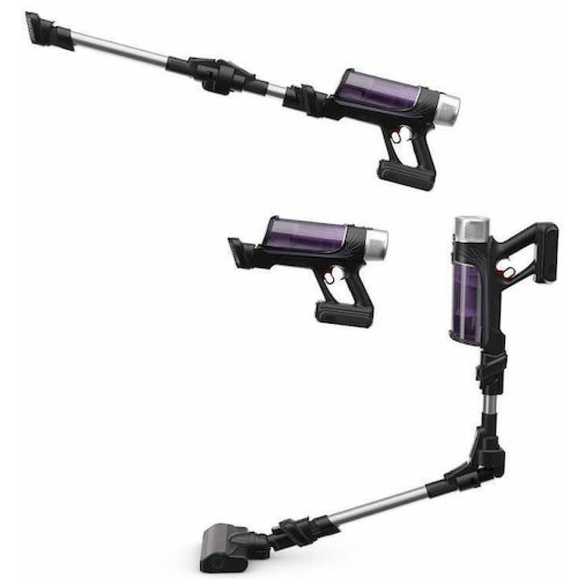 Rowenta X-force Flex 9.60 RH2037 Επαναφορτιζόμενη Σκούπα Stick & Χειρός 18V Μωβ (ΕΩΣ 12 ΔΟΣΕΙΣ) - Image 4