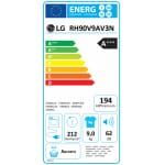 Στεγνωτήριο LG RH90V9AV3N A+++ 9 kg DUAL Inverter με αντλία θερμότητας ΕΩΣ 12 ΔΟΣΕΙΣ - Image 2