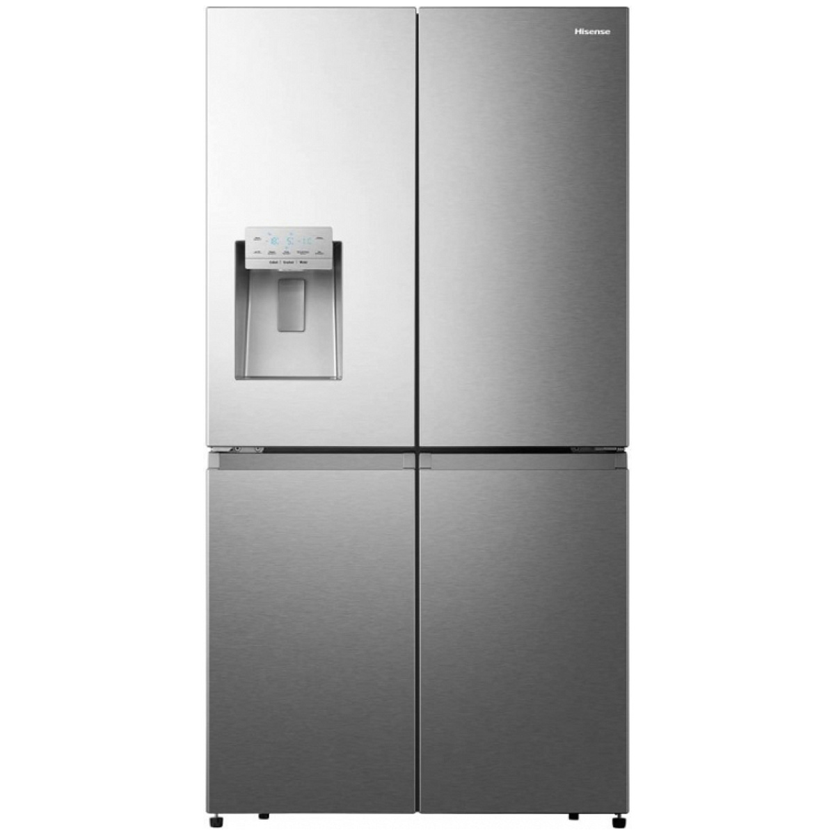 Hisense RQ760N4SASE Ψυγείο Ντουλάπα 585lt Total NoFrost Υ178.5xΠ91.4xΒ72.5cm Inox ΕΩΣ 12 ΔΟΣΕΙΣ - Image 1
