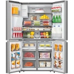 Hisense RQ760N4SASE Ψυγείο Ντουλάπα 585lt Total NoFrost Υ178.5xΠ91.4xΒ72.5cm Inox ΕΩΣ 12 ΔΟΣΕΙΣ - Image 4