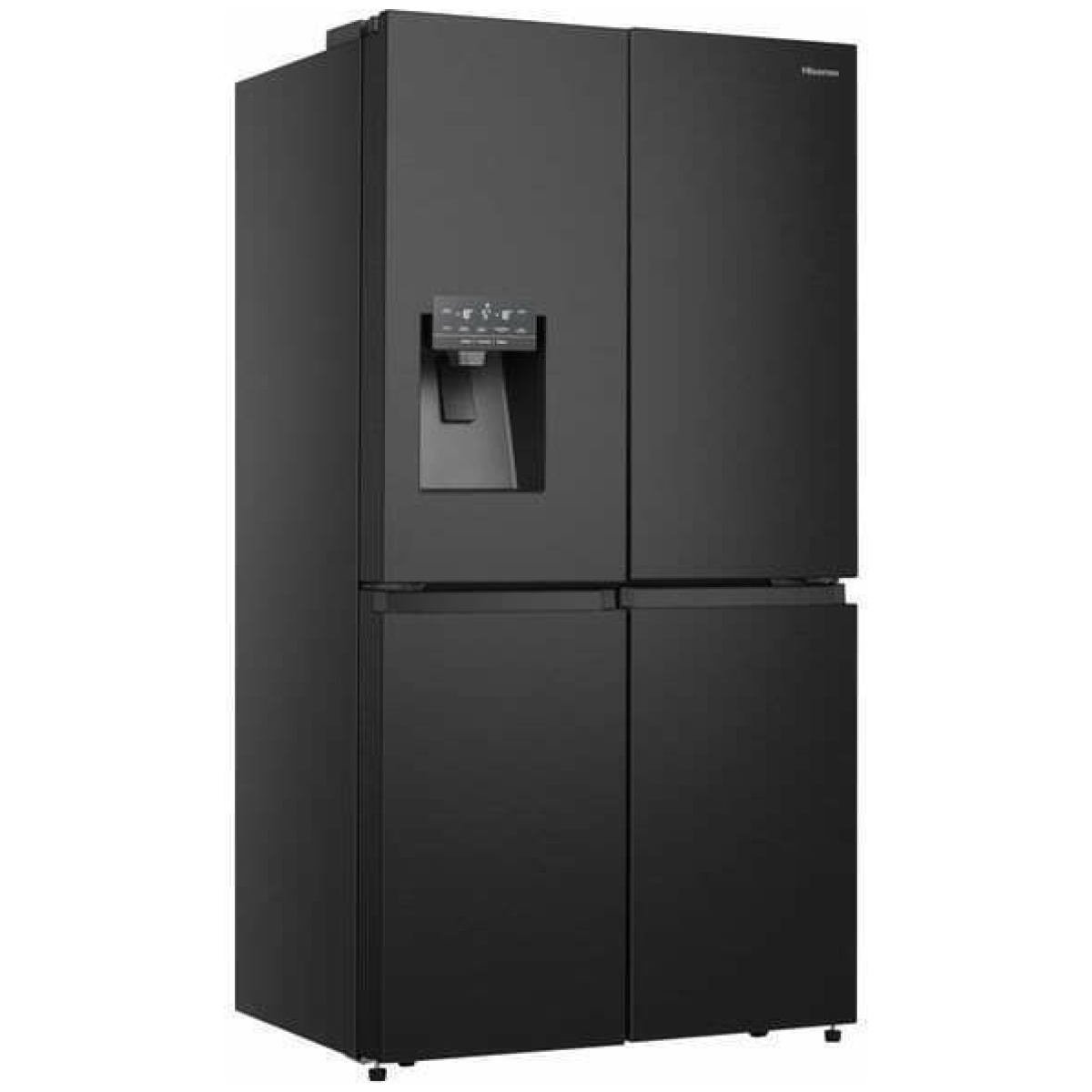 Hisense RQ760N4SBFE Ψυγείο Ντουλάπα 584lt Total NoFrost Υ178.5xΠ91.4xΒ72.5cm Μαύρο ΕΩΣ 12 ΔΟΣΕΣ - Image 1