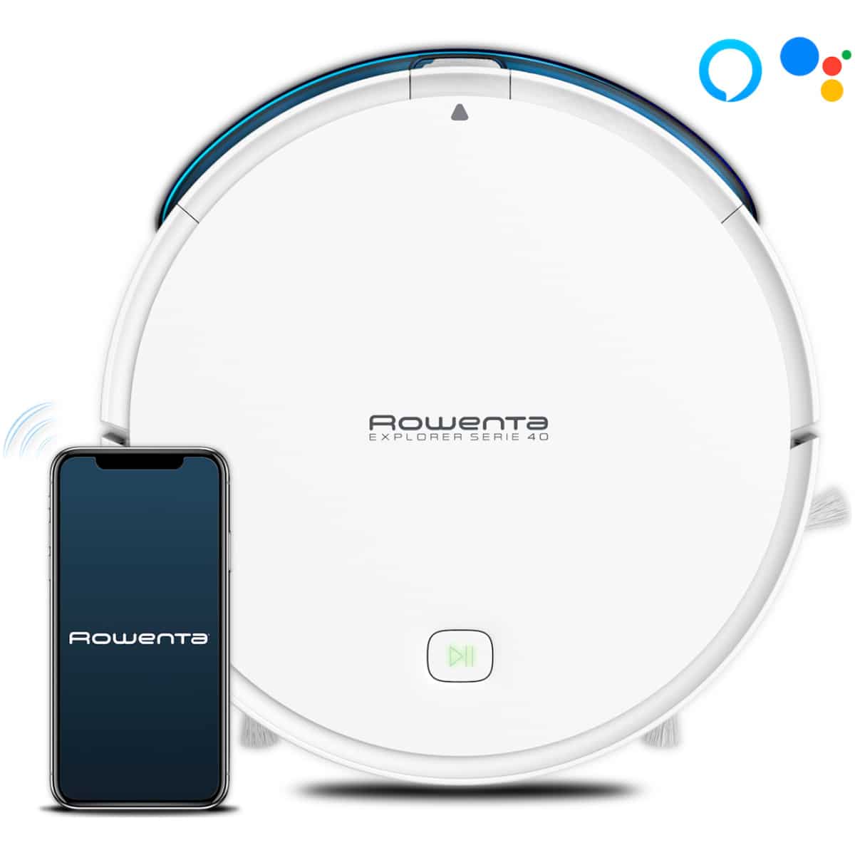 ROWENTA RR7267WH EXPLORER Έξυπνη Ηλεκτρική Σκούπα Robot ΕΩΣ 12 ΔΟΣΕΙΣ - Image 1
