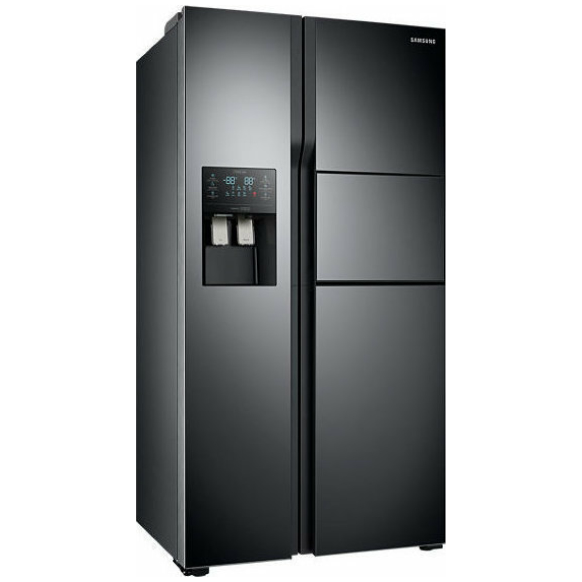 SAMSUNG RS51K57H02C Ψυγείο Ντουλάπα NoFrost A+ Black Inox ΕΩΣ 12 ΔΟΣΕΙΣ - Image 9