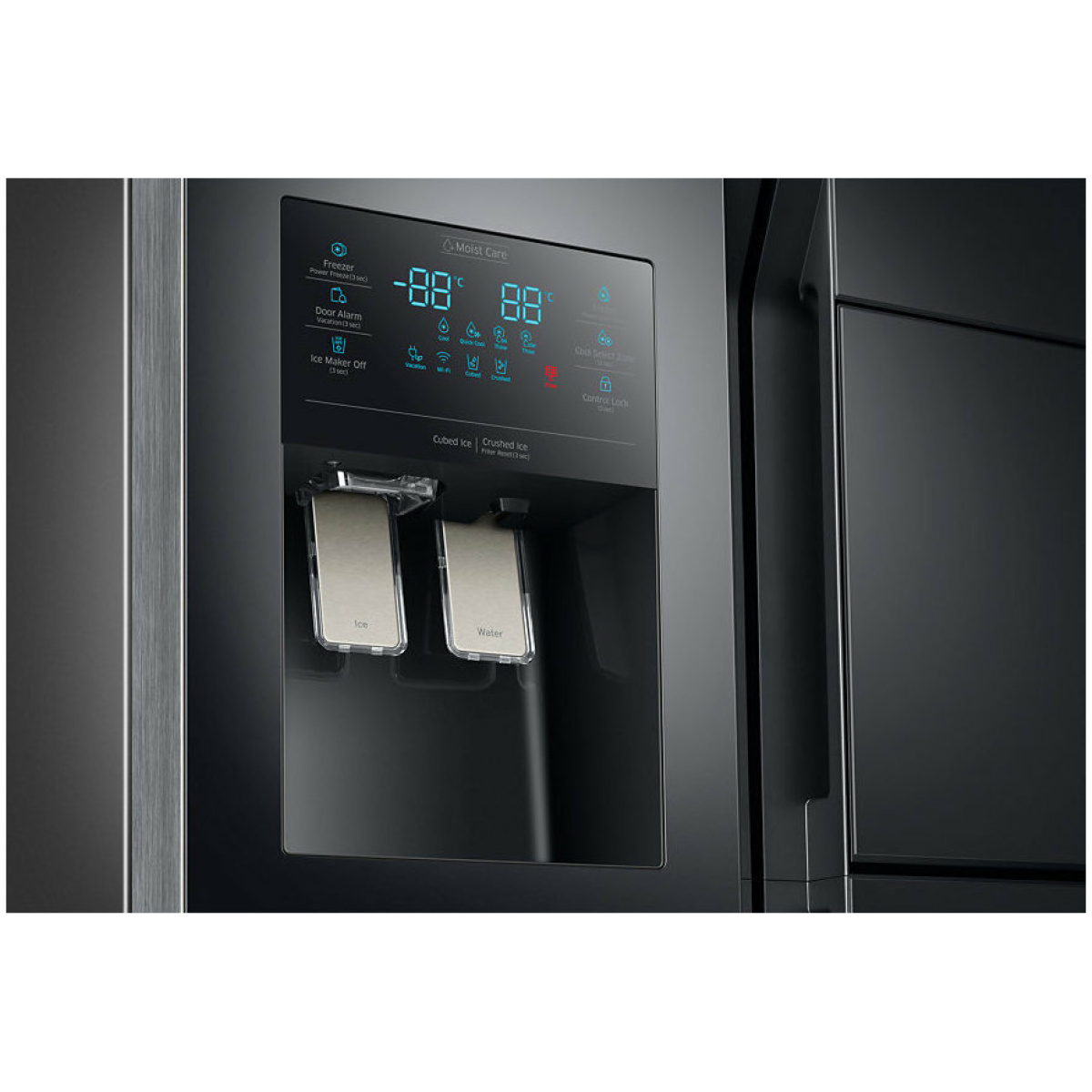 SAMSUNG RS51K57H02C Ψυγείο Ντουλάπα NoFrost A+ Black Inox ΕΩΣ 12 ΔΟΣΕΙΣ - Image 6