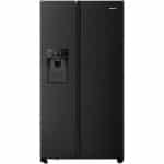 HiSENSE RS694N4TFE Ψυγείο Ντουλάπα 562lt NoFrost Μαύρο E ΕΩΣ 12 ΔΟΣΕΙΣ