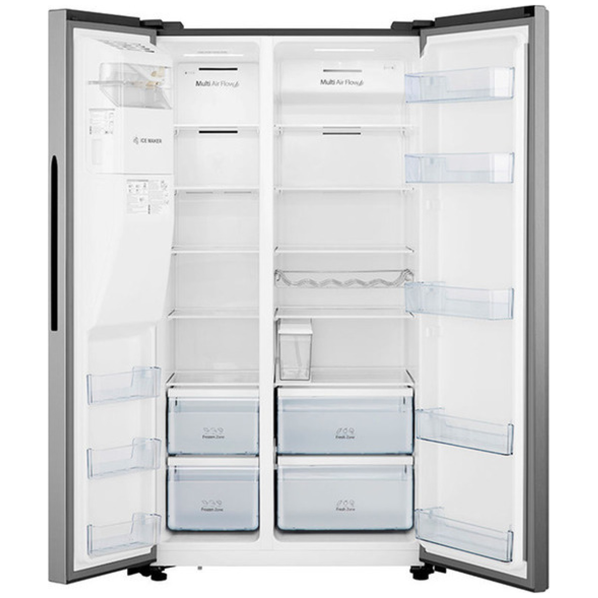 HiSENSE RS694N4TIE Ψυγείο Ντουλάπα Side by Side 562lt NoFrost Inox A++(E) ΕΩΣ 12 ΔΟΣΕΙΣ - Image 3