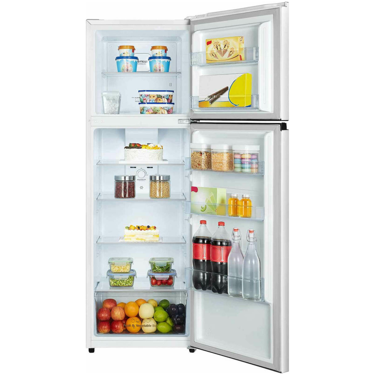 HiSENSE RT327N4AWF Ψυγείο Δίπορτο 249lt NoFrost Λευκό F ΕΩΣ 12 ΔΟΣΕΙΣ - Image 2