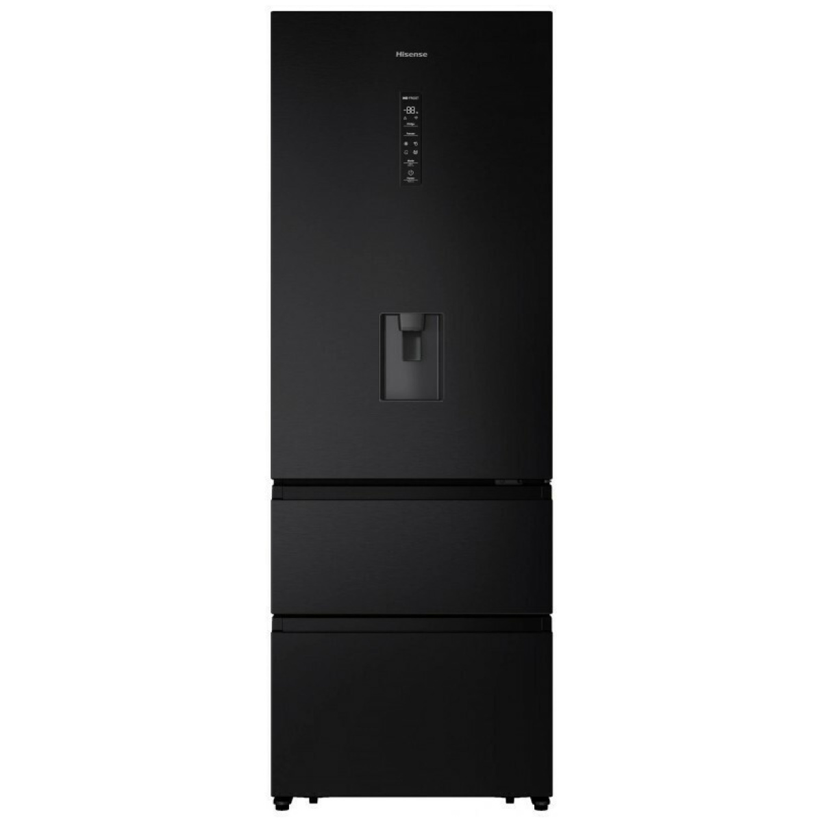 Hisense RT641N4WFE1 Ψυγειοκαταψύκτης 493lt Total NoFrost Υ200xΠ70.4xΒ69.4cm Μαύρος ΕΩΣ 12 ΔΟΣΕΙΣ - Image 1