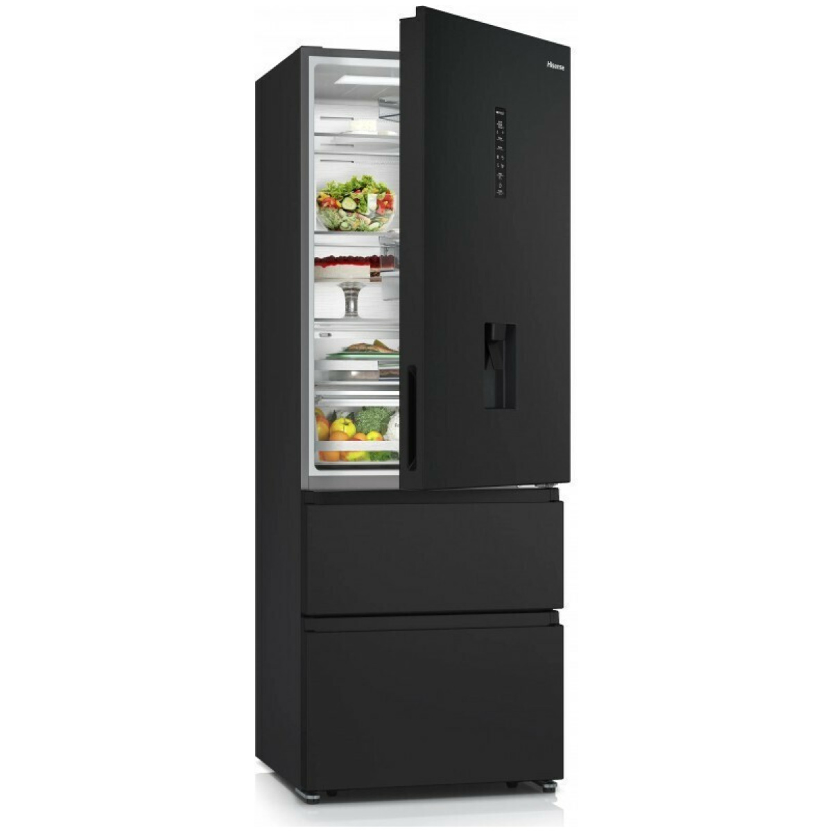Hisense RT641N4WFE1 Ψυγειοκαταψύκτης 493lt Total NoFrost Υ200xΠ70.4xΒ69.4cm Μαύρος ΕΩΣ 12 ΔΟΣΕΙΣ - Image 3