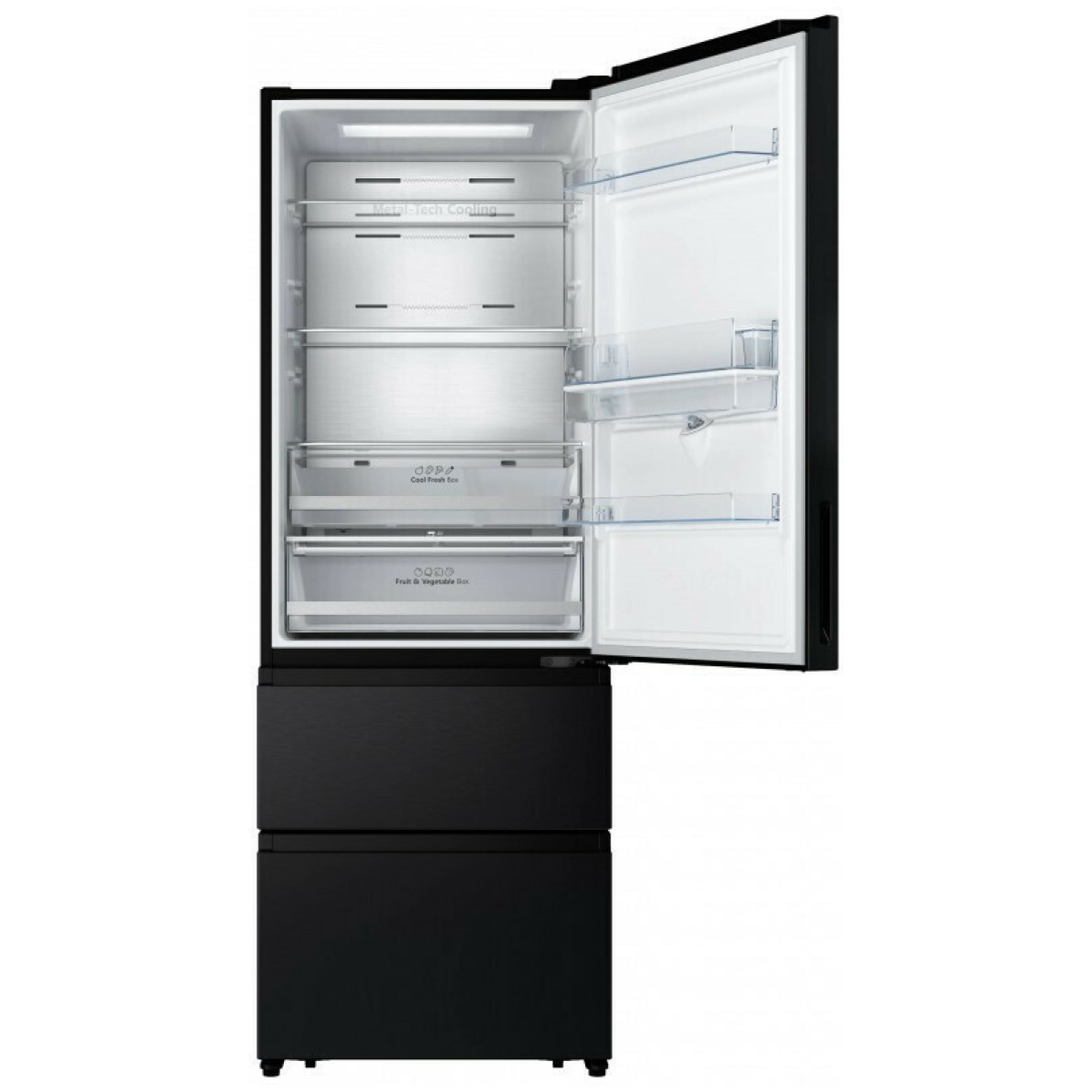 Hisense RT641N4WFE1 Ψυγειοκαταψύκτης 493lt Total NoFrost Υ200xΠ70.4xΒ69.4cm Μαύρος ΕΩΣ 12 ΔΟΣΕΙΣ - Image 4