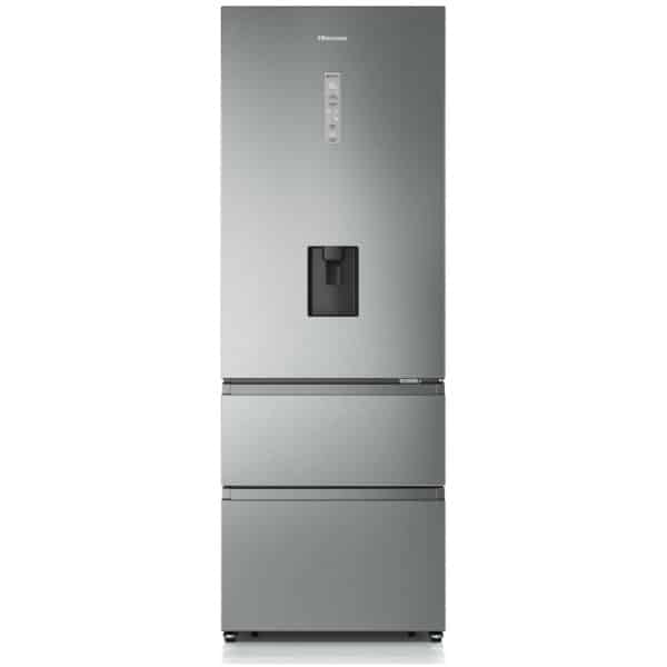 Hisense RT641N4WIE1 Ψυγειοκαταψύκτης 493lt Total NoFrost Υ200xΠ70.4xΒ69.4cm Inox ΕΩΣ 12 ΔΟΣΕΙΣ