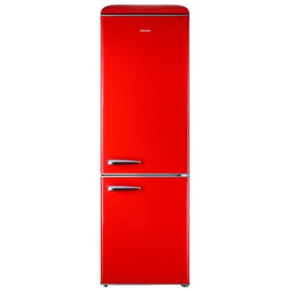 ROBIN RB-310 Ψυγειοκαταψύκτης LowFrost Retro Red Α+ ΕΩΣ 12 ΔΟΣΕΙΣ