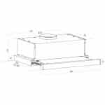 GRUPPE S-3003A-C05-M7-600 Απορροφητήρας Συρόμενος Μαύρος ΕΩΣ 12 ΔΟΣΕΙΣ - Image 2