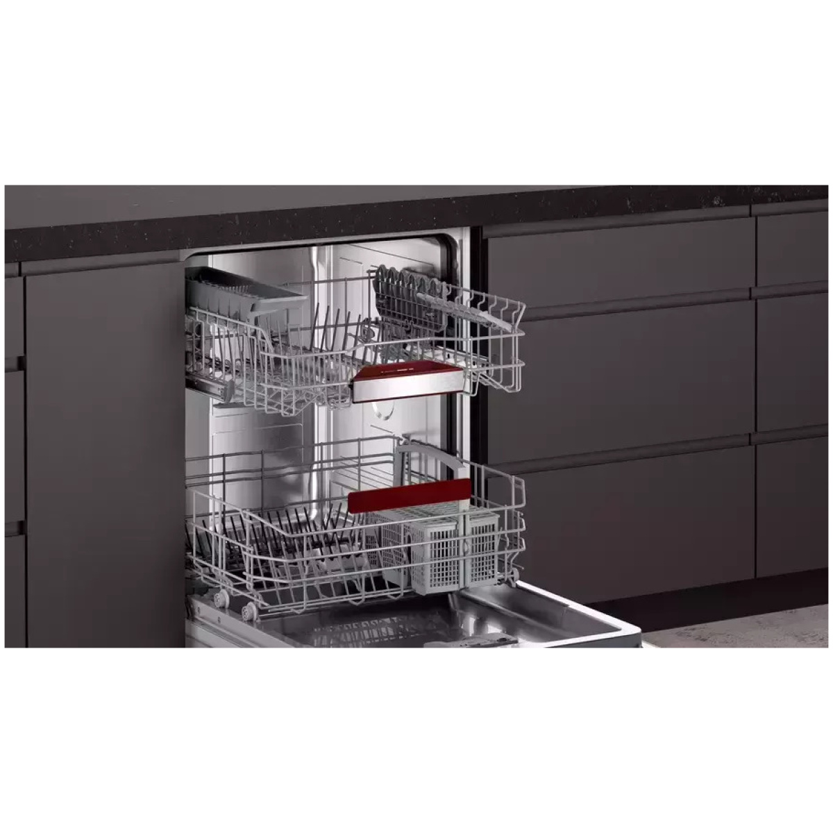 NEFF S147EAS36E Εντοιχιζόμενο Πλυντήριο Πιάτων με Wi-Fi για 13 Σερβίτσια Π59.8xY81.5εκ. Inox  ΕΩΣ 12 ΔΟΣΕΙΣ - Image 3
