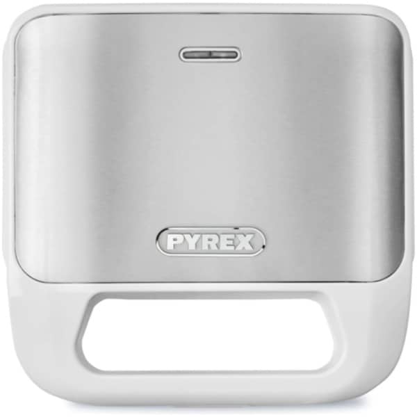 Pyrex SB 298 Τοστιέρα με Αποσπώμενες Πλάκες για 2 Τοστ 800W Λευκή  ΕΩΣ 12 ΔΟΣΕΙΣ